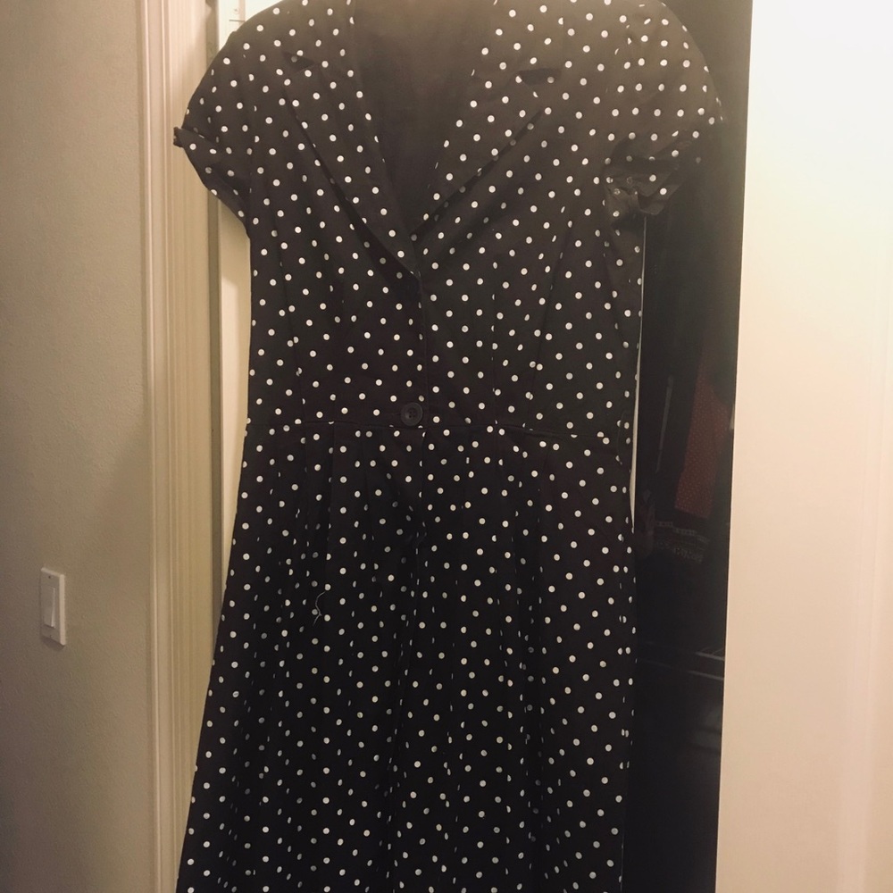 Forever 21 Pinup Polka Dot Dress